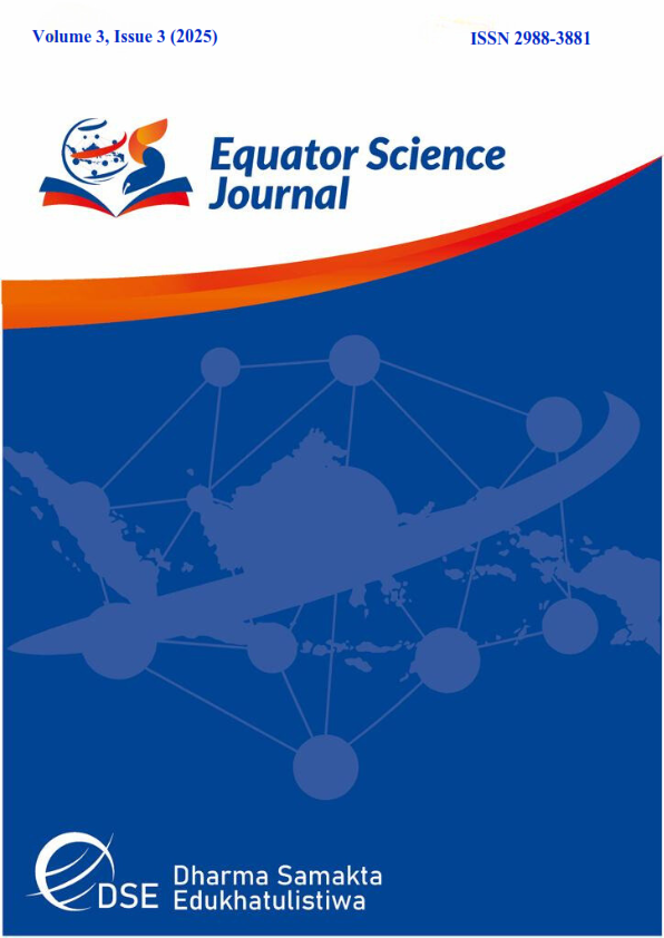 					View Vol. 3 No. 3 (2025): Equator Science Journal (ESJ)
				