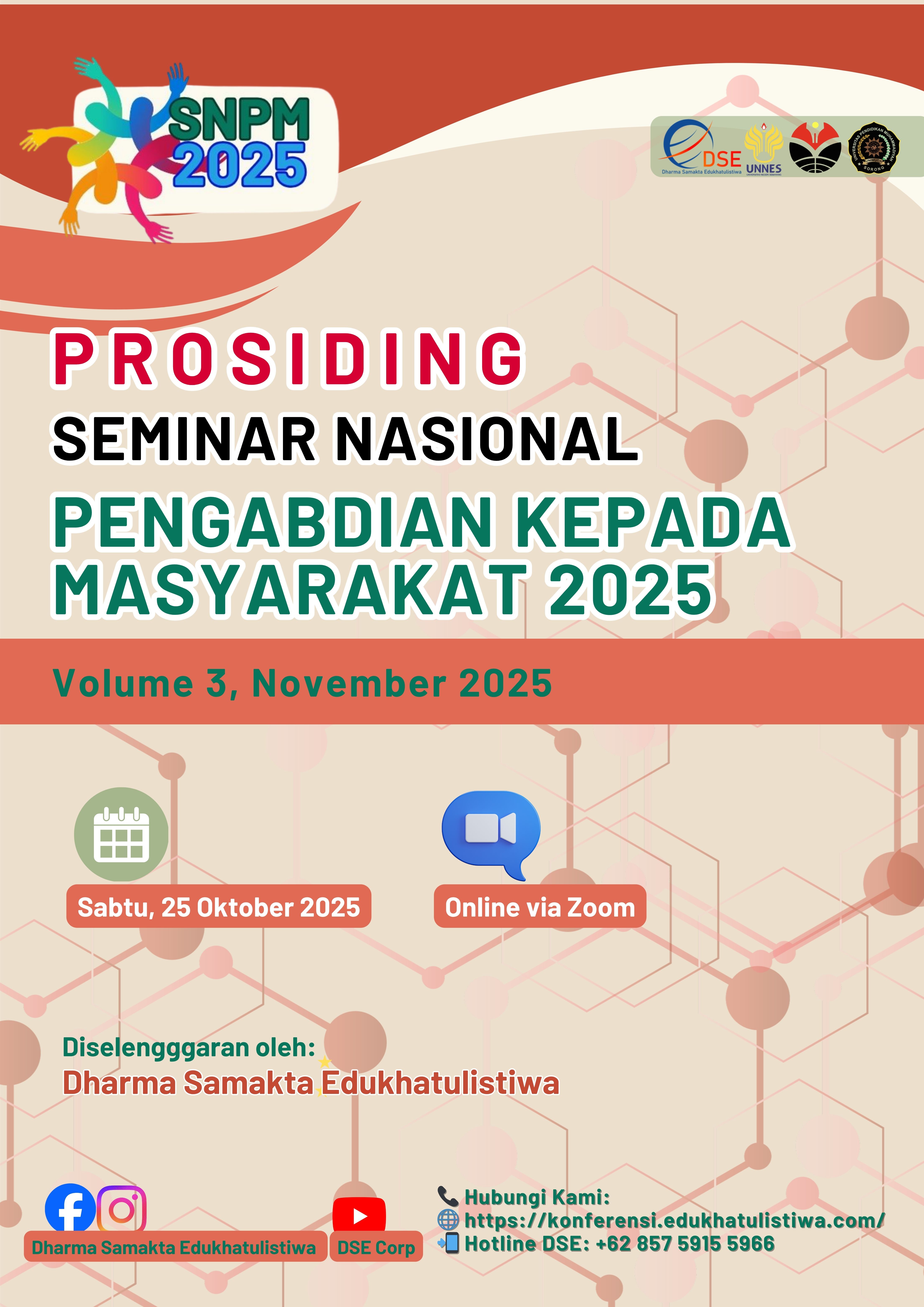 					View Vol. 3 (2025): Prosiding Seminar Nasional Pengabdian Masyarakat
				